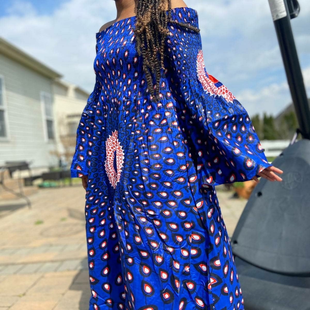 Maxi Ankara Dress African Fashion - Picture 3 of 6